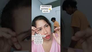 Warning ⚠️ warning gastroenteritis dehydration amoeba trendingvideo [upl. by Idyak373]