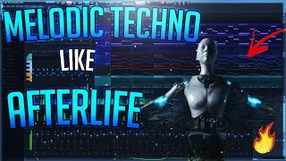 How To Melodic Techno In FL Studio Afterlife Style [upl. by Soisinoid499]