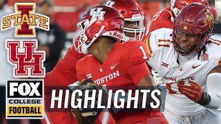 No 18 Iowa State Cyclones vs Houston Cougars Highlights  FOX College Football [upl. by Aikmat428]