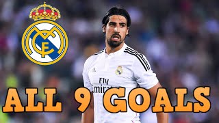 Sami Khedira  All 9 Goals for Real Madrid  20102015 [upl. by Einnaoj]