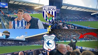 WBA VS CARDIFF CITY VLOG BLUEBIRD INVASION AT THE HAWTHORNS [upl. by Enelyk]