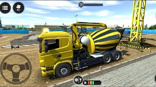 Cement Mixer Truck Simulator  Construction Commercial Building Gameplay  Part 01 [upl. by Gualterio]