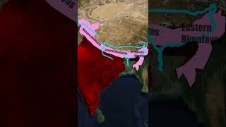 Himalayas Division From West to East II Western Himalayas Vs Eastern Himalaya II Kashmir Kumaon [upl. by Stoll]