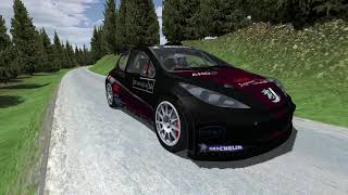 rFactor ES1 Rallye Stoumont 2018 RSDG Rallye [upl. by Sinai]