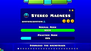 Geometry Dash  Nivel 1 Stereo Madness Todas las Monedas [upl. by Fransisco194]