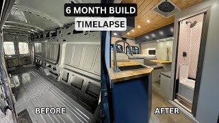 DIY Campervan Conversion  Full Build TIMELAPSE 6 Months [upl. by Ffej659]