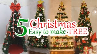 5 Easy DIY Christmas Trees That Make Your Space Extra Merry 2024 [upl. by Casey]