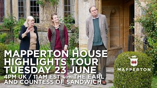 Mapperton House highlights and reflections tour with the Earl and Countess of Sandwich [upl. by Maighdlin]