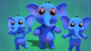 famiglia dito elefante  filastrocche per bambini  Finger Family Rhymes  Elephant Finger Family [upl. by Cindee]