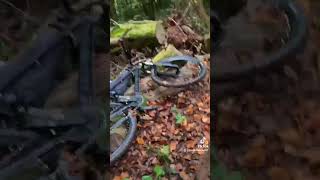 The blood was rushing to his head😂 mtb ukmtb bristol downhill funnyvideo funny crash [upl. by Sorkin54]