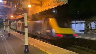 InterCity 125 43163 amp 43181 pass Aberdour Station [upl. by Notserp]