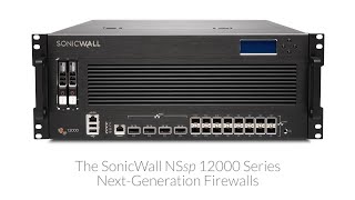 SonicWall NSsp Series Firewalls Video Data Sheet [upl. by Leizo]