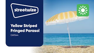 Yellow Striped Fringed Parasol  GW544 [upl. by Steve]