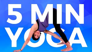 5 minute FEEL GOOD Yoga Stretch  Twist 2024 [upl. by Notyalk]