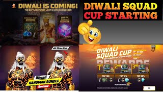 DIWALI SQUAD CUP START 50K DIAMOND FREE HOW TO REGISTER SQUAD CUP AND NEW LIGHT VS DARK EVENT UPDATE [upl. by Nilde]