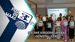 Nieuwe Kinderwijkraad geïnstalleerd  29 oktober 2024  Peel en Maas TV Venray [upl. by Tfat]