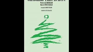 CHRISTMAS TIME IS HERE SATB Choir  arr Robert Sterling [upl. by Ahsimet]