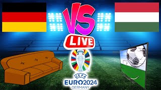 🔴ALLEMAGNE  HONGRIE  EURO 2024  LIVE [upl. by Eirelam]