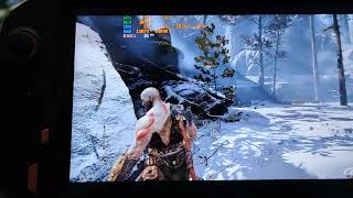 God Of War On OneXplayer intel 1195g7 test [upl. by Ellehsem]