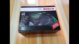 BOSCH H3F Trumpet Horn Unboxing amp Sound Test [upl. by Ahpla]