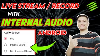 How To Live Stream With Internal Audio On Android  CameraFi App Hindi [upl. by Elegna811]