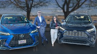 Lexus NX vs Toyota Rav4 FULL Review Whats Different [upl. by Guenna]