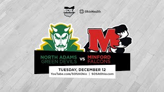 LIVE BOYS BASKETBALL  Minford Falcons at North Adams Green Devils [upl. by Nylteak940]