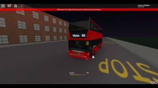 Roblox London Hackney amp Limehouse bus Simulator Scania Omnicity DD CT Plus First Night bus Route N26 [upl. by Odidnac]