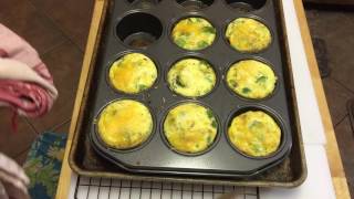 Crustless quiche in muffin tin [upl. by Chiou716]