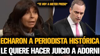 ECHARON A PERIODISTA DE CASA ROSADA Y LE QUIERE HACER JUICIO A ADORNI [upl. by Losiram]