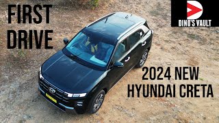 2024 Hyundai Creta Facelift First Drive Review 15L Diesel AT  Powerful amp Efficient [upl. by Stranger]