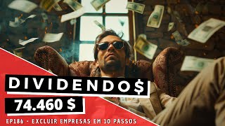 Dividendos  EP186 Excluir Empresas em 10 Passos [upl. by Genovera55]