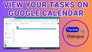 How to View Your Tasks on Google Calendar [upl. by Leelah233]