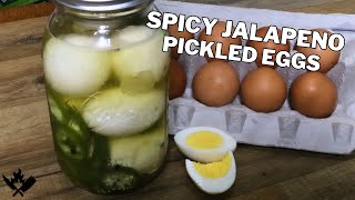 Spicy Jalapeno Pickled Eggs [upl. by Enirahtak]