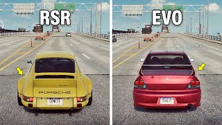 NFS Heat  EVO IX VS RSR WHICH IS FASTEST [upl. by Kazimir]