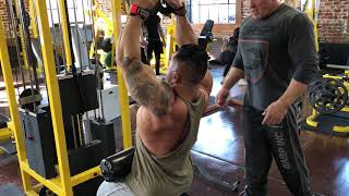 Hidetada Yamagishis 2018 Arnold Classic Preparation BACK TRAINING [upl. by Prunella]