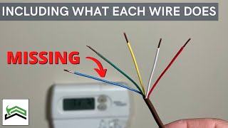 How To Fix A Missing C Wire  Nest Thermostat Troubleshooting [upl. by Heydon]