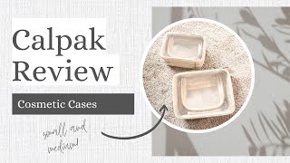 Calpak Review Cosmetic Cases  Small and Medium Size Comparison [upl. by Kaleena]