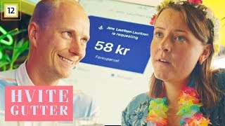 Hvite gutter  Jens spør om nummeret hennes for å kreve penger via Vipps  discovery Norge [upl. by Okiek]