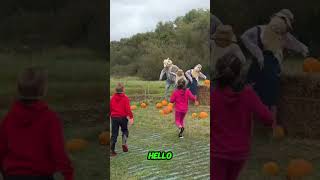 Meet the Pumpkin Patch Guardians at Hobbledown Heath 🎃🎃 [upl. by Anuahsed]