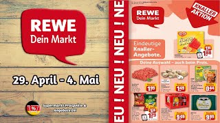 REWE Werbung  Gültig von 29042024  Supermarkt Prospekte amp Angebote DE [upl. by Ennyroc]