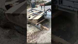 🪵 Chainsaw Mill Stihl MS 881 amp Walnut woodworking handmade diy [upl. by Artaed309]