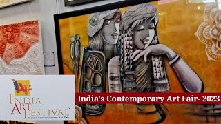 India Art Festival 202324  Indias Contemporary Art Fair in Bangalore  Painting exhibition [upl. by Miranda]