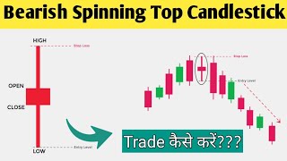 Bearish Spinning Top Candlestick Pattern  Bearish Spinning Top Candle  Spinning Top Candlestick [upl. by Aihcrop657]