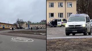 1 Child Dead 1 in Custody After Finland School Shooting [upl. by Egidio539]