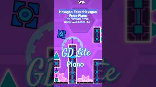 Hexagon ForceHexagon Force Piano The Hexagon Force Remix Mini Series 3 geometrydash [upl. by Cornel507]