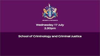 Graduation 2024  School of Criminology and Criminal Justice Studies [upl. by Euqinue]