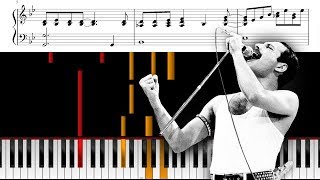 Queen  Bohemian Rhapsody  Piano Tutorial amp Sheets [upl. by Roda2]