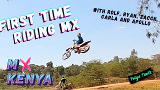 First time riding Motocross MX Kenya [upl. by Tatman191]