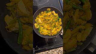 Teasel Gourd cooking teaselgourd veggies fries desifood desirecipes [upl. by Attecnoc]